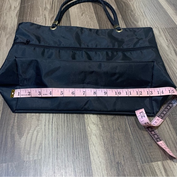 Italia Siena womens medium/large black shoulder tote bag - Picture 12 of 12